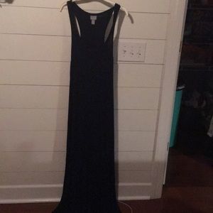 Navy maxi dress